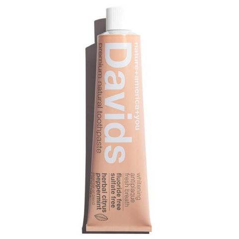 Davids Premium Natural Toothpaste | Herbal Citrus Peppermint