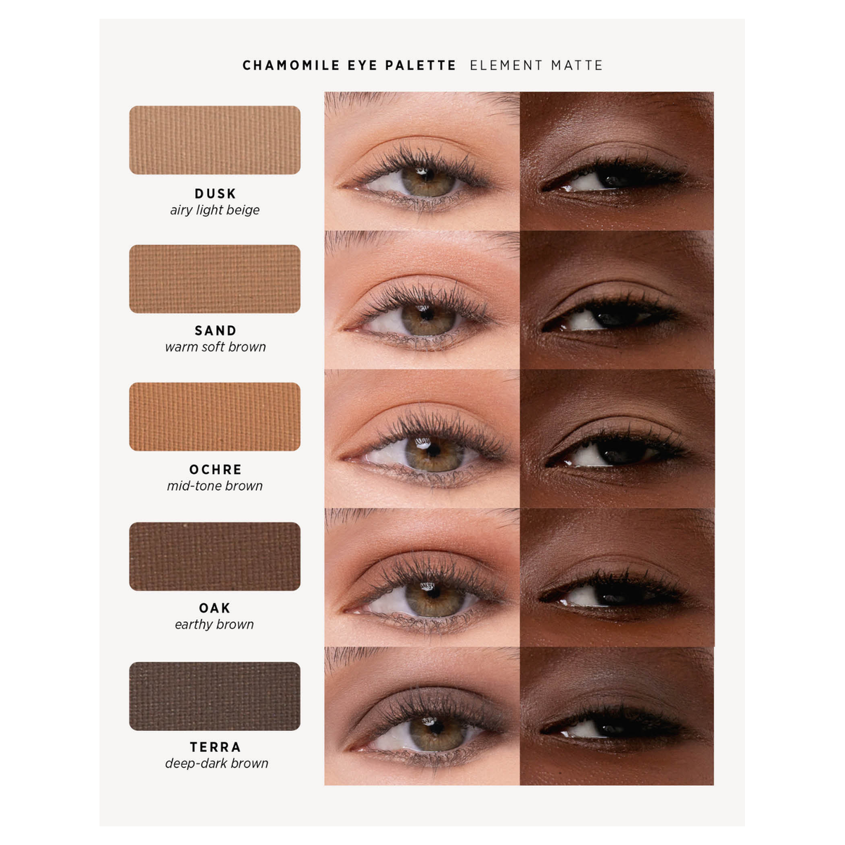 Ere Perez Chamomile Eye Palette | Element Matte