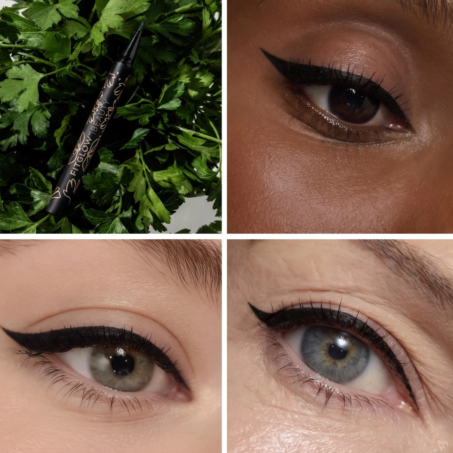 Fitglow Beauty Liquid Eyeliner | Lash Strengthening Serum Liner