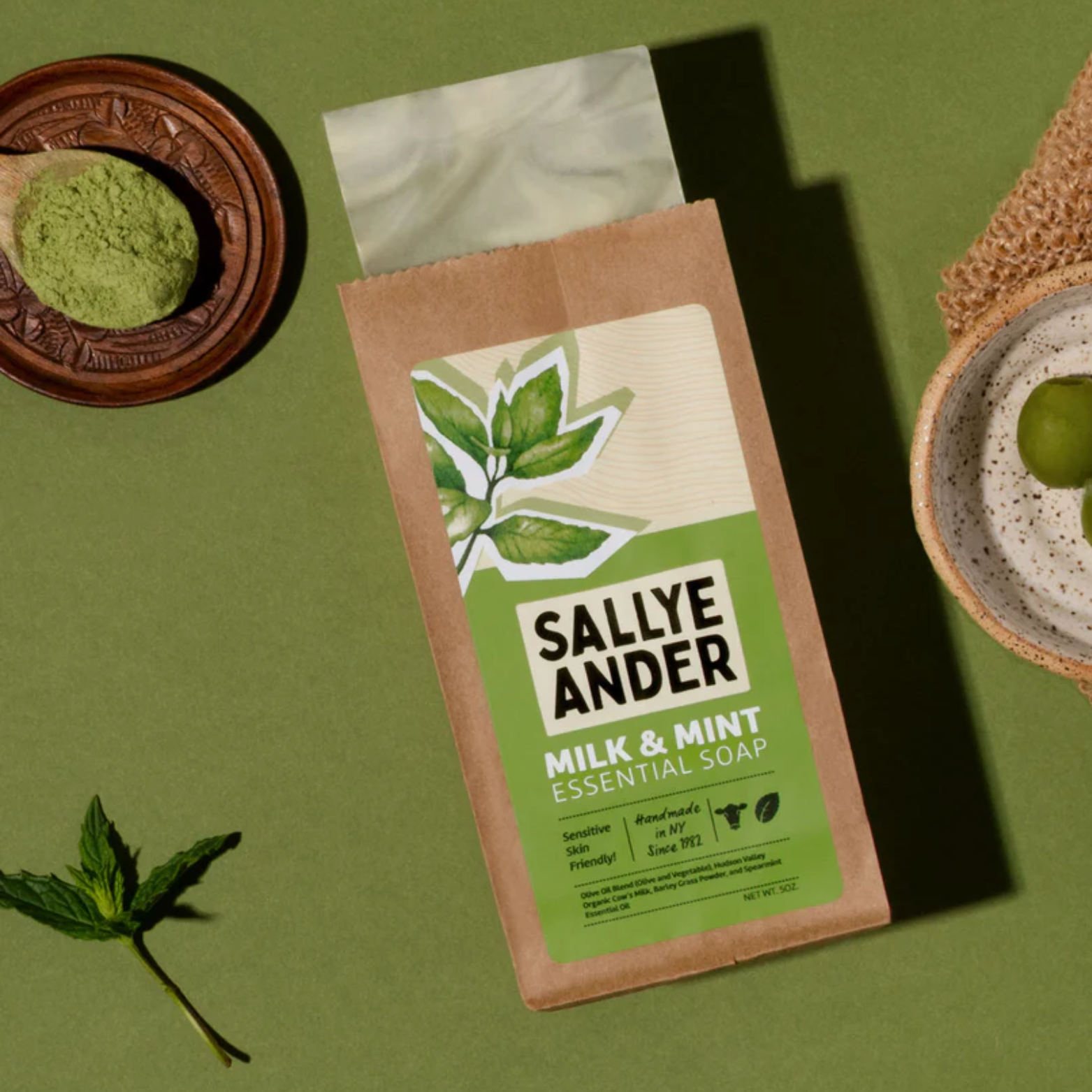 SallyeAnder Milk & Mint Soap