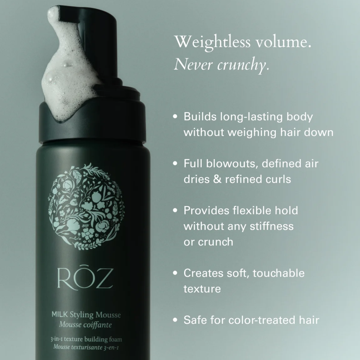 RŌZ Milk Styling Mousse