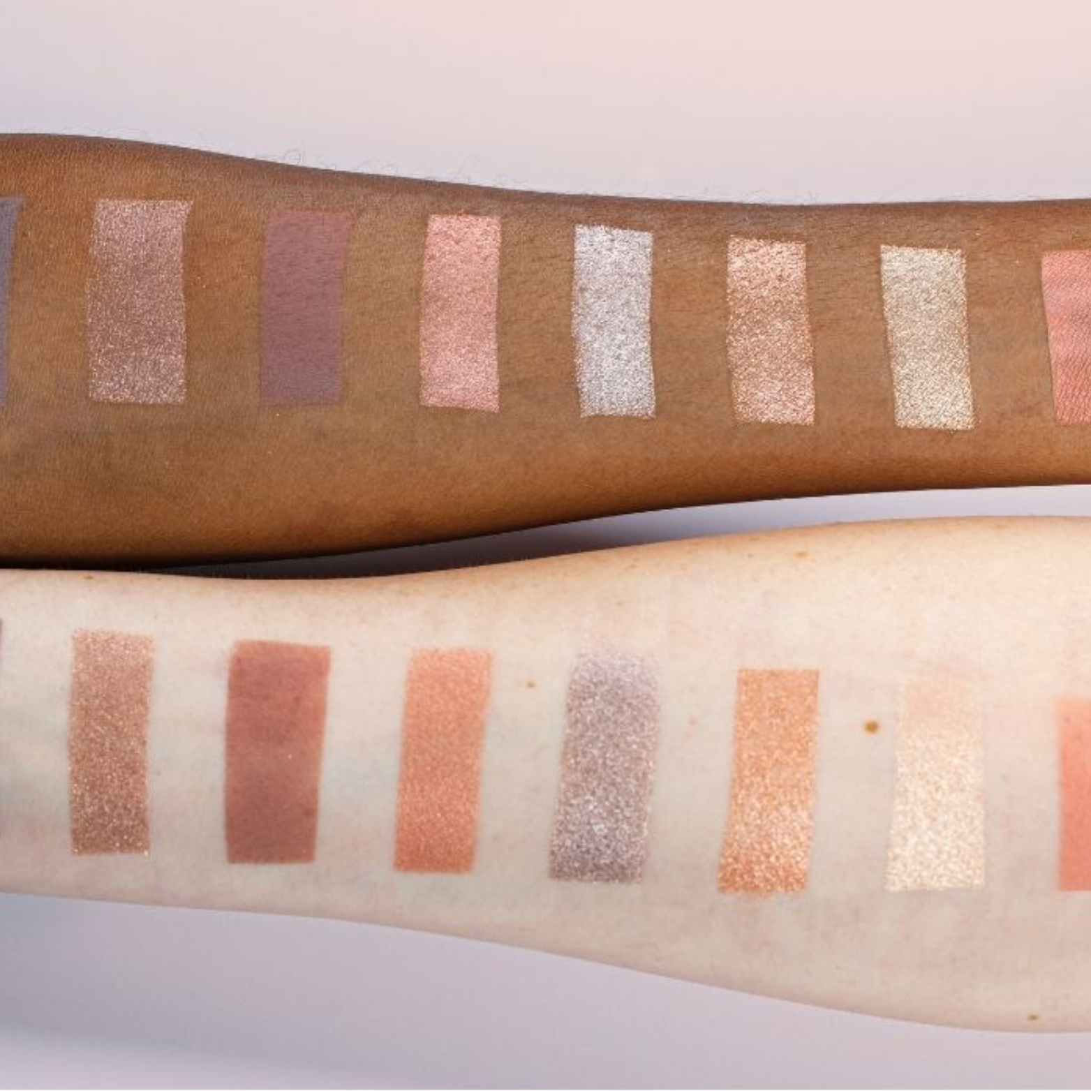 ĀTHR Beauty Rose Quartz Crystal Eyeshadow Palette