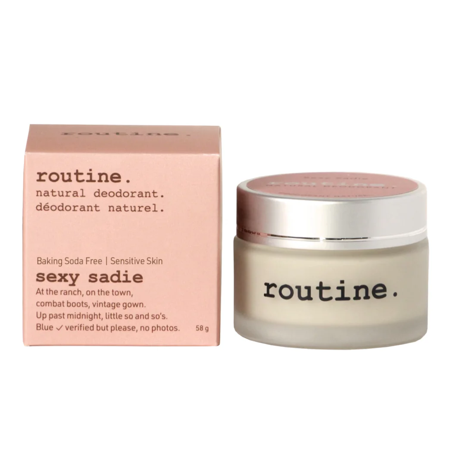 Routine Sexy Sadie Deodorant Jar | Baking Soda Free