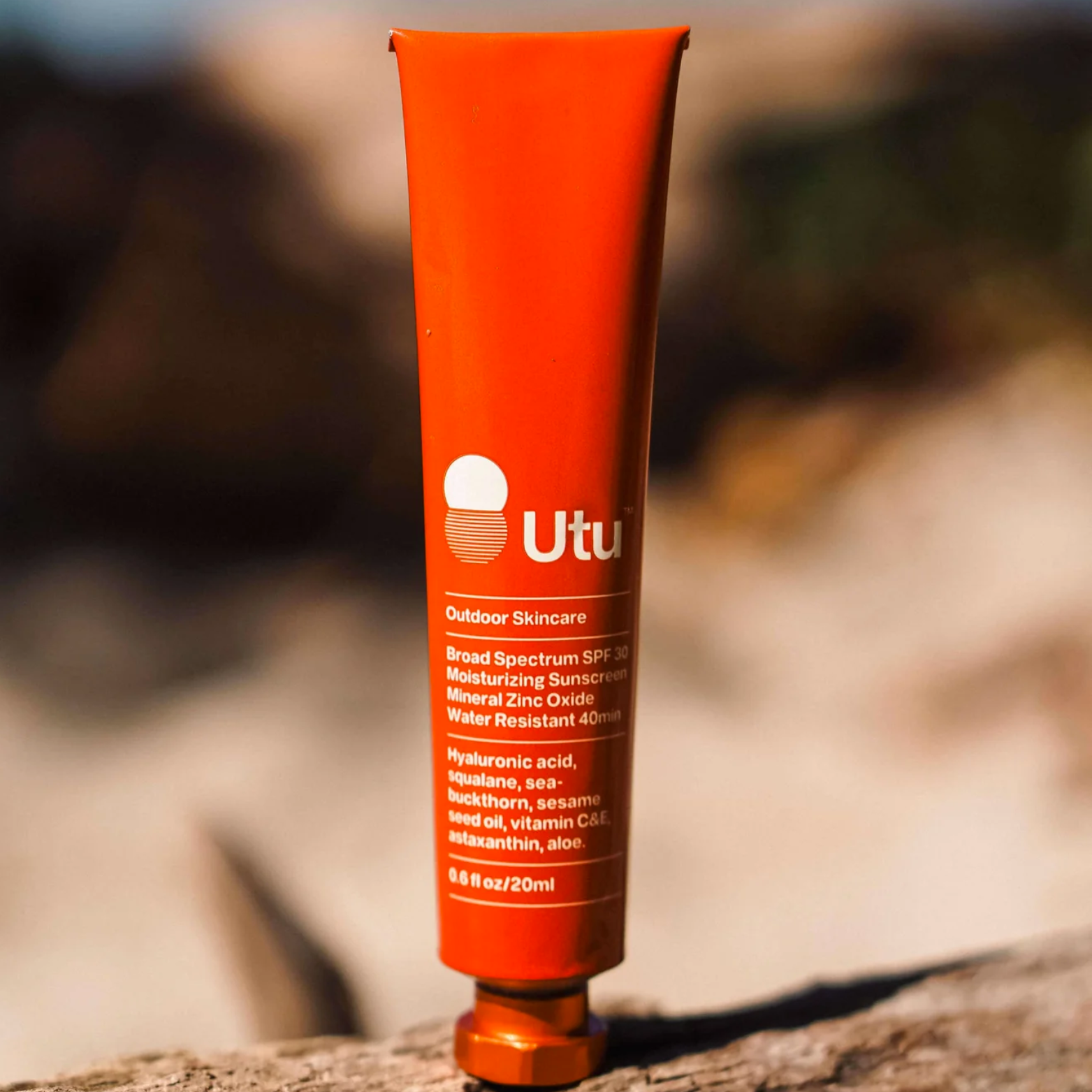 Utu SPF30 Daily Moisturizer |  Mineral Sunscreen Hyaluronic Acid Squalane Vitamin C+E