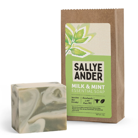 SallyeAnder Milk & Mint Swirl Soap
