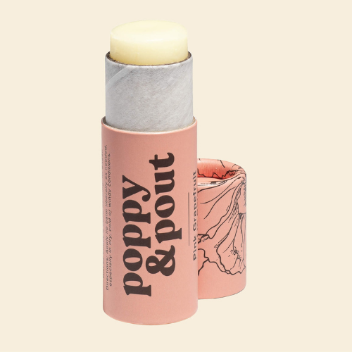 Poppy & Pout Pink Grapefruit Lip Balm