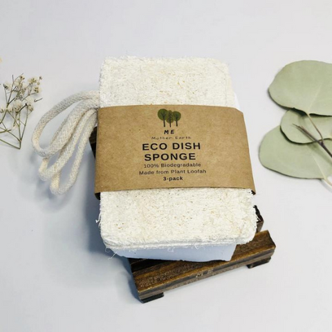 Me Mother Earth Eco Dish Sponges: Double Layer 3-Pack
